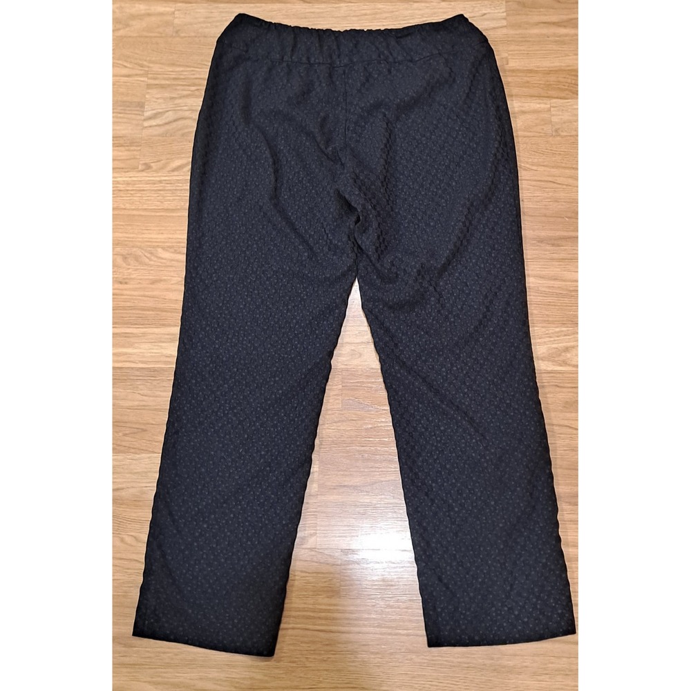 Lisette Montreal Pant Women Black Pull On Lycra Tag Removed See Measurements - Picture 3 of 4